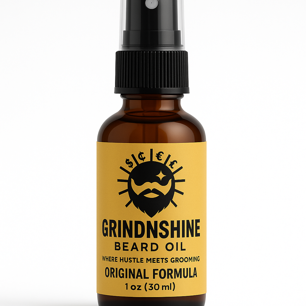 Grind N Shine Original Formula Beard Oil - Where Hustle Meets Grooming